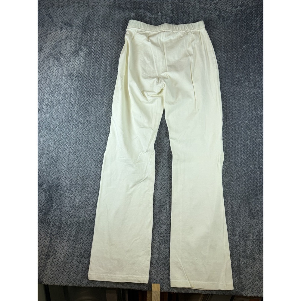 Shape FX By Newport News Pants Womens Large Tall White Cotton Mid Rise USA Made - Picture 7 of 8